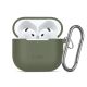 8. Tech-Protect Silicone Hook Case for AirPods 4 - Green