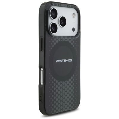 4. AMG Double Layer Transparent Graphics MagSafe Case for iPhone 17 Pro - Black
