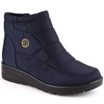 News W EVE437B wedge snow boots, navy blue