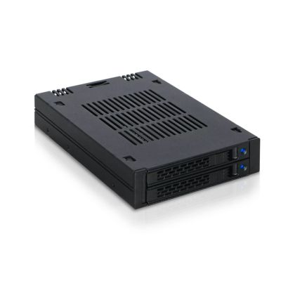 4. Icy Dock MB742SP-B drive bay panel Black