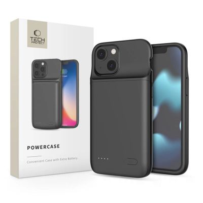 3. Tech-Protect PowerCase for iPhone 12 mini / 13 mini with 4700mAh powerbank - black