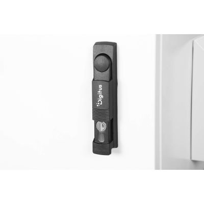 30. Digitus 19" 7U wall-mounted network cabinet 600x600, solid door, gray, undivided, assembled, IP55, 100kg
