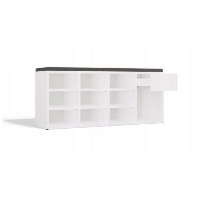 3. TALLIN WHITE SHOE CABINET