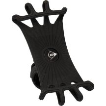 DUNLOP SILICONE BIKE PHONE HOLDER 360 ROTATING BLACK