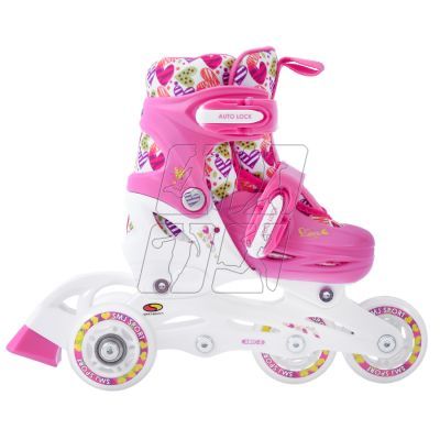 8. Smj Sport Hearts 2in1 roller skates + adjustable roller skates HS-TNK-000017130