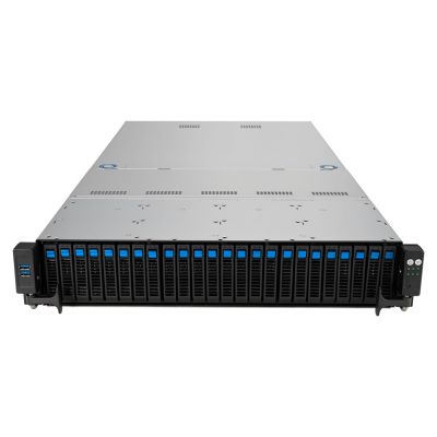 3. Asus Rack Platform (2U) RS521A-E12-RS24U AMD Epyc 9005/9004 (16x NVMe/8x SATA HS, 2xM.2, 2x1Gbe, IPMI, 1+1 2000W)