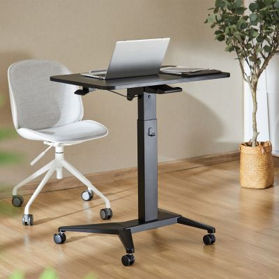 14. MACLEAN MOBILE DESK LAPTOP TABLE BLACK MC-453B