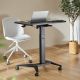 14. MACLEAN MOBILE DESK LAPTOP TABLE BLACK MC-453B