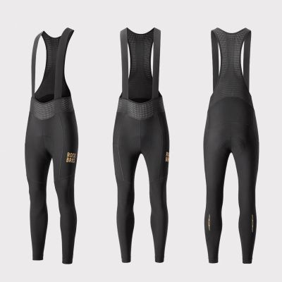 2. Rockbros YDCK012-1 Long Fleece Bib Tights with Pad Size XXL - Black