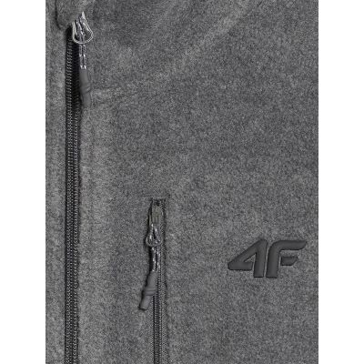 10. Men's Regular Fit Fleece Jacket with Stand-Up Collar 4F 4FRMM00TFLEM435-23M