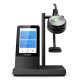 3. Yealink WH66 Mono UC Headset Wireless Headband Office/Call Center USB Type-A Bluetooth Charging Stand Black
