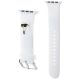 3. Karl Lagerfeld 3D Rubber Karl Head strap for Apple Watch 42/44/45/49mm - white