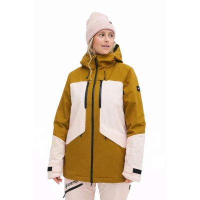 O'neill women's winter sports jacket snowboard ski GTX RECCO pink brown