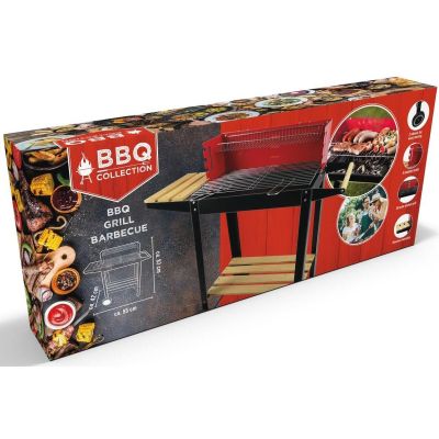 2. GARDEN GRILL CART 85x42x83CM RED