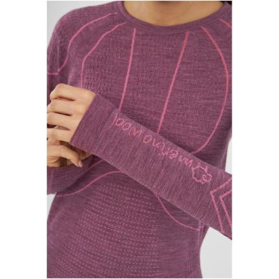 7. VIKING Lana Pro Longsleeve Merino Women's Underwear Size S Pink