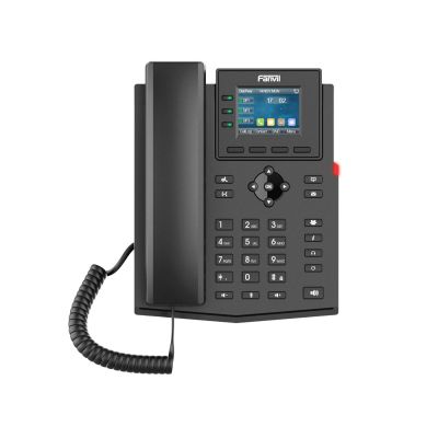 4. Fanvil X303-2 VoIP Phone Black 4 Line LCD