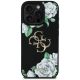 3. Guess Grained Roses Big 4G logo iPhone 16 Pro case - black