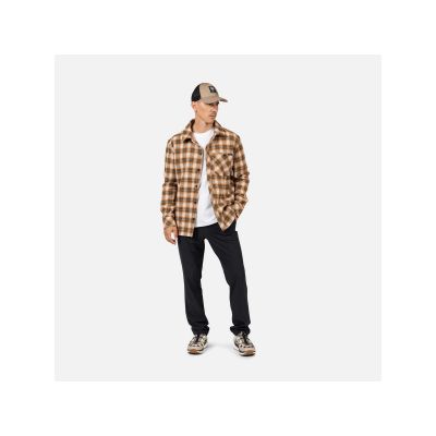 2. Men's shirt ROSSIGNOL RANCH PLAID SHIRT gray