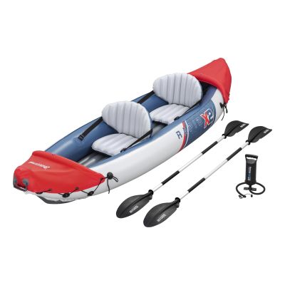 11. Bestway 65077/25 Sport Kayak 1 Person Multicolor Acrylonitrile Butadiene Styrene Copolymer (ABS), Aluminum, Polypropylene (PP), Polyvinyl Chloride (PVC) Inflatable Kayak