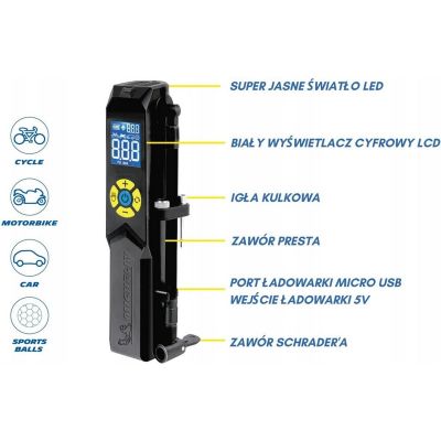 22. MICHELIN BATTERY-POWERED TOURING COMPRESSOR PUMP