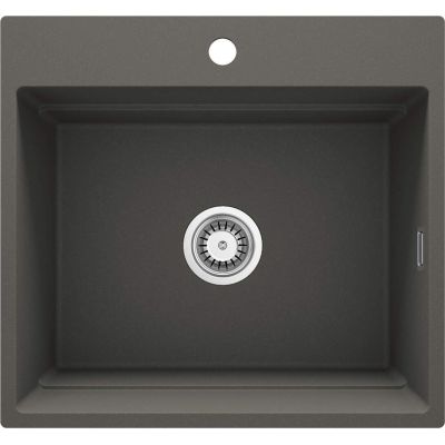Single-bowl magnetic granite sink