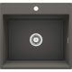 Single-bowl magnetic granite sink