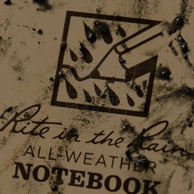 4. Rite in the Rain waterproof notebook - 4x6 - 946T (Tan)