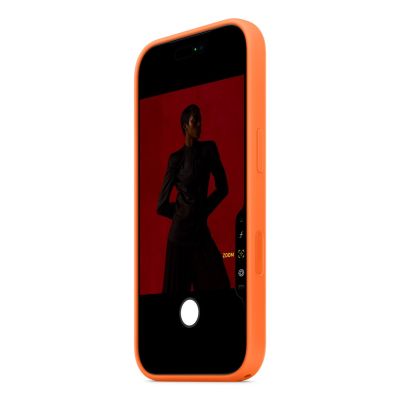 4. Apple iPhone 17 Pro Silicone Case with MagSafe – Orange