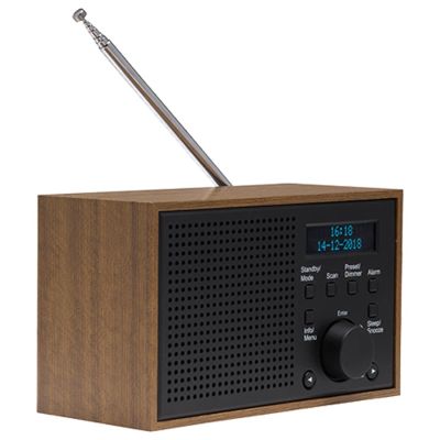 5. Radio Denver DAB-46DARK GREY Internet Analog and Digital Black, Brown