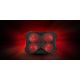 8. GENESIS Oxid 260 cooling pad for laptop 43.9 cm (17.3") 1010 RPM Black, Red