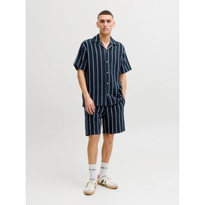 3. Jack&Jones men's striped shorts JPSTJAIDEN COBA STRIPE JOG SHORTS REG SN 12274413 SKY CAPTAIN/STRIPES