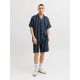3. Jack&Jones men's striped shorts JPSTJAIDEN COBA STRIPE JOG SHORTS REG SN 12274413 SKY CAPTAIN/STRIPES