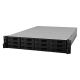2. NAS Synology RS3618xs; 2U RACK; 12x (3.5" SATA HDD/2.5" SATA HDD); Intel Xeon D-1521; 8 GB DDR4 ECC UDIMM (max. 64 GB), 4x 1GbE RJ-45