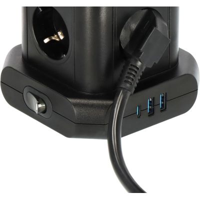 4. Brennenstuhl 1153560010 2 m power strip 8 x network sockets Indoor Black
