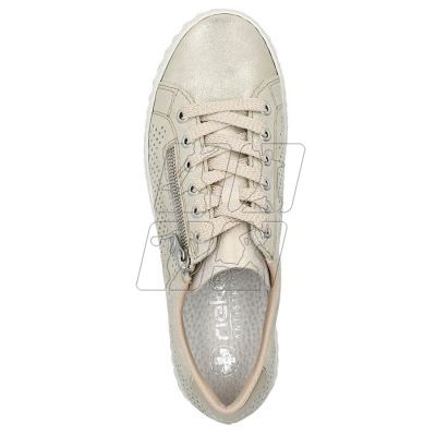 14. Comfortable leather shoes Rieker W RKR694, beige