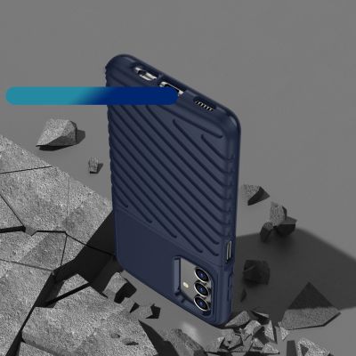 7. Thunder Case flexible armored cover for Samsung Galaxy A13 5G blue