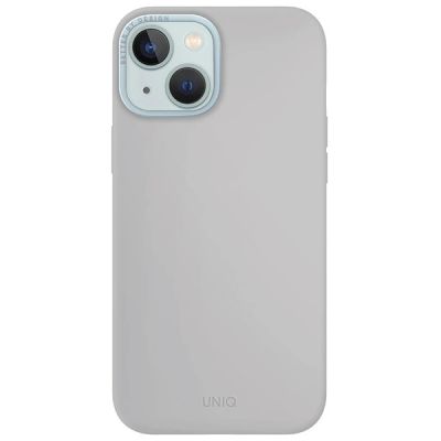 2. Uniq Lino Hue Magclick Charging case for iPhone 15 - light gray