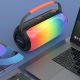 6. Dudao Y21 Wireless Speaker with RGB Backlight Bluetooth 5.3 - Black