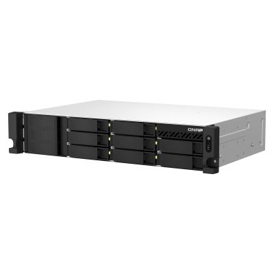5. Qnap TS-873AeU-RP-4G, 2U, 8 x 2.5"/3.5" SATA, AMD Ryzen V1500B 4C/8T, 4GB DDR4 SODIMM (max. 64GB), 2 x 2.5GbE, optional 10GbE, Redundant PSU
