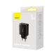 6. Baseus Compact charger 3x USB 17W black (CCXJ020101)
