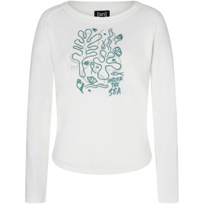2. Women’s SUPER.NATURAL W Under The Sea Crew Sweatshirt, white