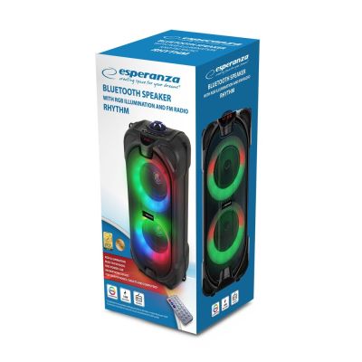 8. ESPERANZA BLUETOOTH SPEAKER FM LED RGB RYTHM EP157