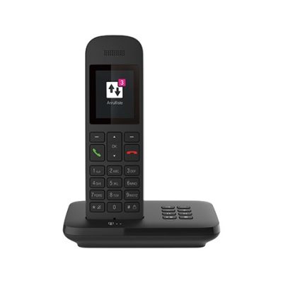 Telekom Sinus A12 Analog/DECT Phone Black