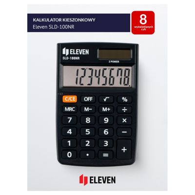 4. Eleven pocket calculator SLD-100NR replaces Citizen