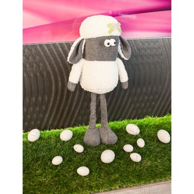 9. SHEEP ON TELESCOPE 35-50CM SPRING DECORATION