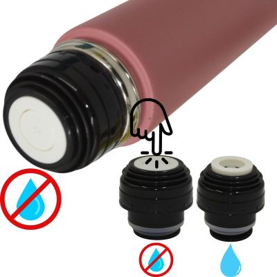 3. TRAVEL THERMOS 500ML EXCELLENT HOUSEWARE PINK