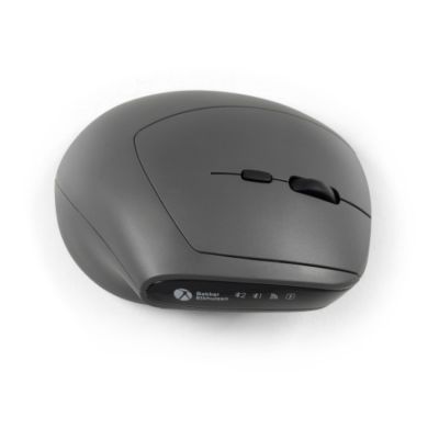 7. BakkerElkhuizen MidWay Mouse Office Left Side RF Wireless + Bluetooth + USB Type-C Optical 2400 DPI