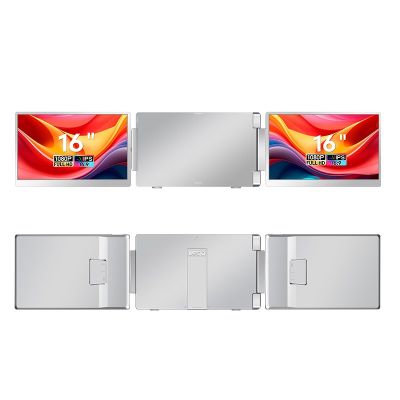 2. EXTRALINK SMART LIFE 16" Dual-Screen Monitor for 12" to 18.5" Laptops S11