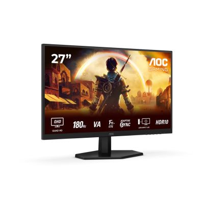 14. LCD Monitor 27" AOC G4 Q27G42XNE 68.6cm (27") 2560x1440px Quad HD LED Black and Red