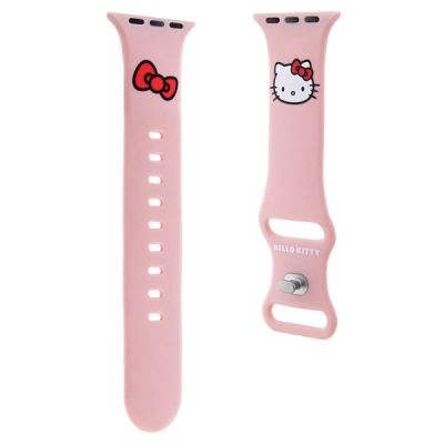 3. Hello Kitty Silicone Kitty Head strap for Apple Watch 38/40/41mm - pink